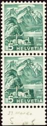 Briefmarken: 202z.2.05 - 1936 Neue Landschaftsbilder, geriffeltes Papier
