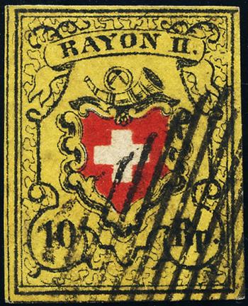 Briefmarken: 16II.1.09,2.23-T33 B-LU - 1850 Rayon II, ohne Kreuzeinfassung