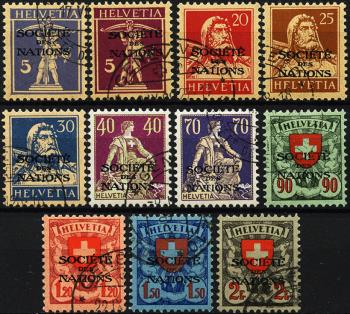 Briefmarken: SDN16-SDN26 - 1922-1925 Verschiedene Darstellungen