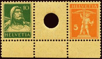 Briefmarken: S25 -  Mit kleiner Lochung