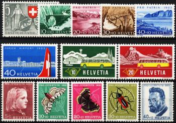 Briefmarken: CH1953 - 1953 Jahreszusammenstellung