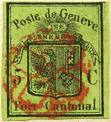 Bild-2: 6 - 1846, Kanton Genf, Grosser Adler