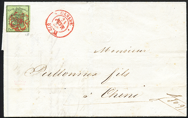 Bild-1: 6 - 1846, Canton of Geneva, Great Eagle