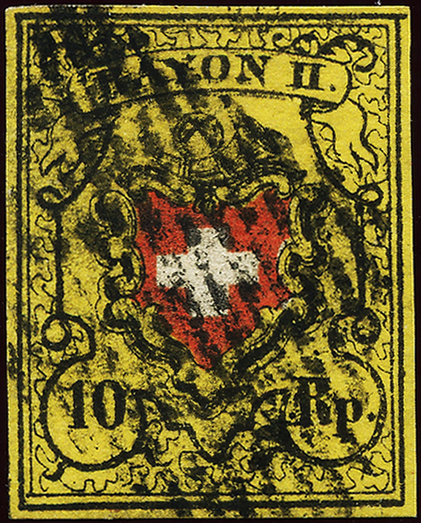 Bild-1: 16II-T33 B1-RU - 1850, Rayon II ohne Kreuzeinfassung
