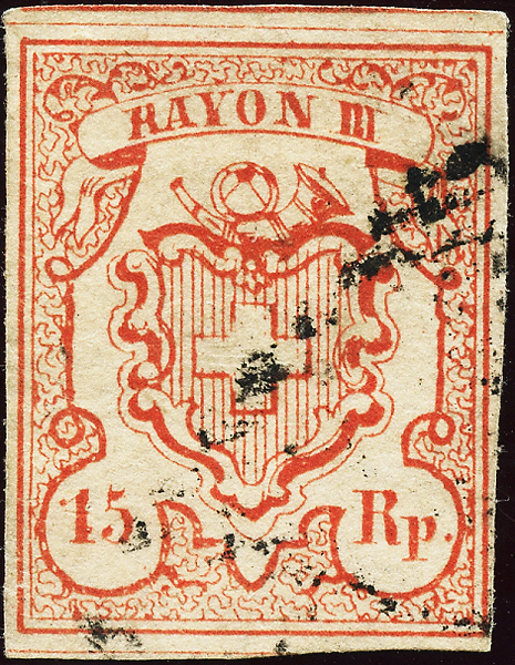 Bild-1: 18-T4 UM II - 1852, Rayon III mit kleiner Wertziffer