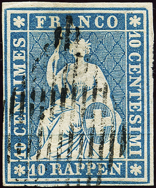 Bild-1: 23A - 1854, Münchner Druck, 3. Druckperiode, Münchner Papier