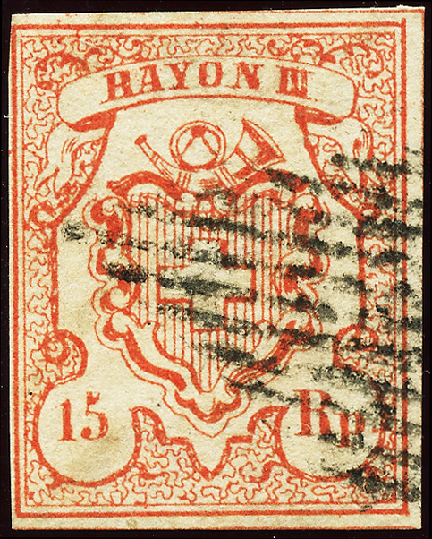 Bild-1: 18-T1 - 1852, Rayon III with small value number