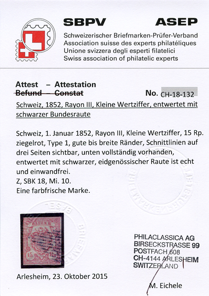 Bild-3: 18-T1 - 1852, Rayon III with small value number