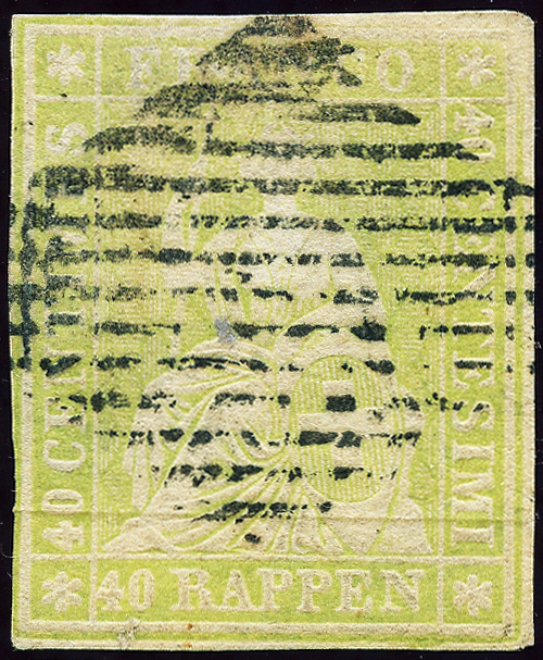 Bild-1: 26Aa - 1854, Pressione di Monaco, 1° periodo di stampa, carta di Monaco