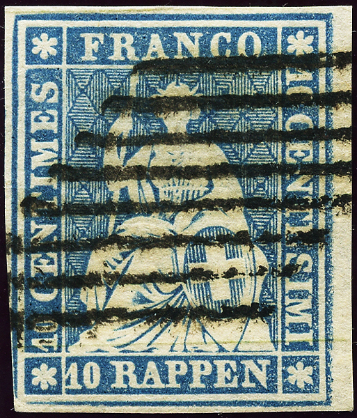 Bild-1: 23F - 1856, Bern printing, 1st printing period, Munich paper