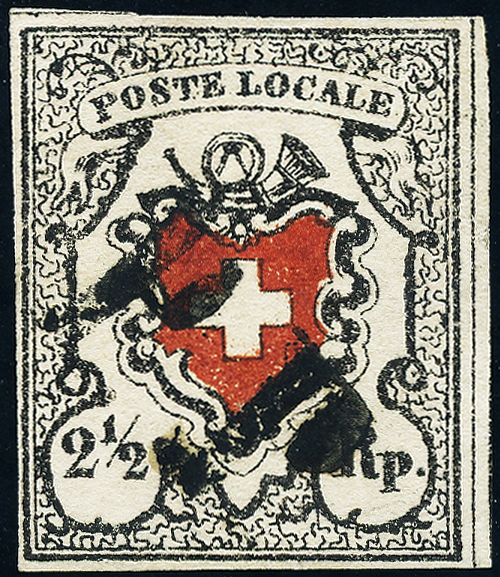 Bild-1: 14I-T3 - 1850, Poste Locale with cross border