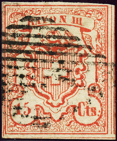 Bild-1: 19-T9 UM-II - 1852, Rayonne III centimes