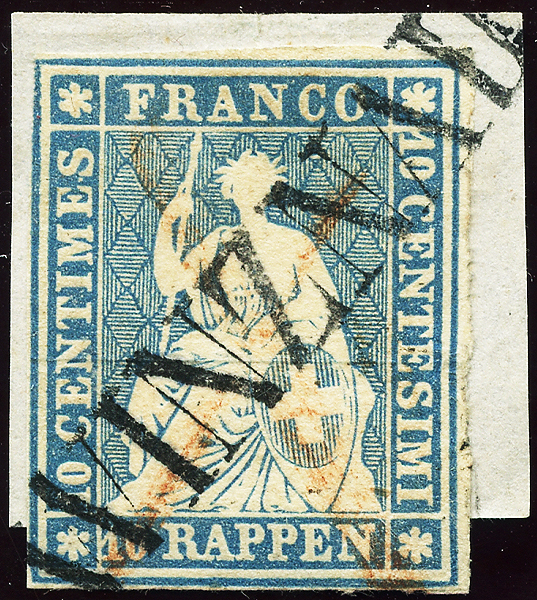 Bild-1: 23A - 1854, Münchner Druck, 3. Druckperiode, Münchner Papier