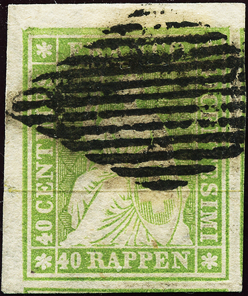 Bild-1: 26A2 - 1854, Pressione di Monaco, 2° periodo di stampa, carta di Monaco