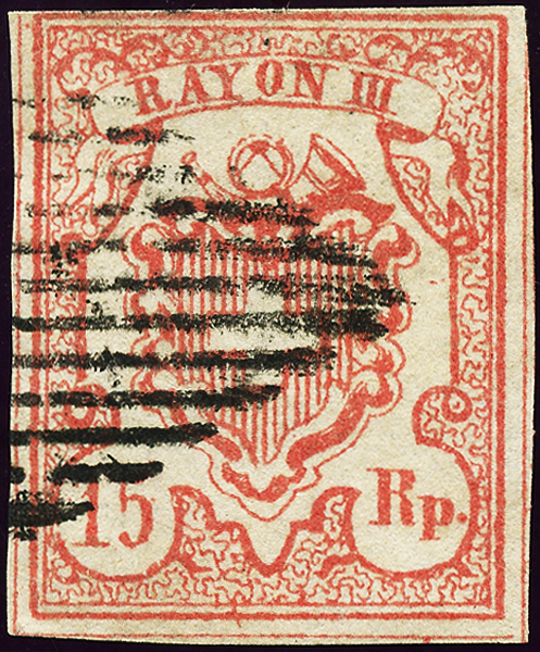 Bild-1: 20-T4 UR-I - 1852, Rayon III avec chiffre de grande valeur