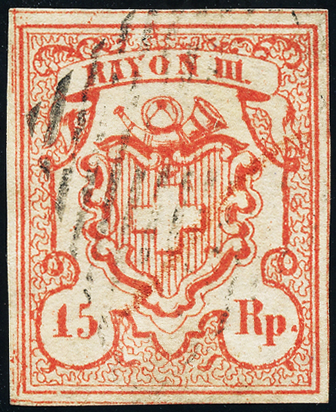 Bild-1: 18-T9 OM-II - 1852, Rayon III avec un petit nombre de valeur