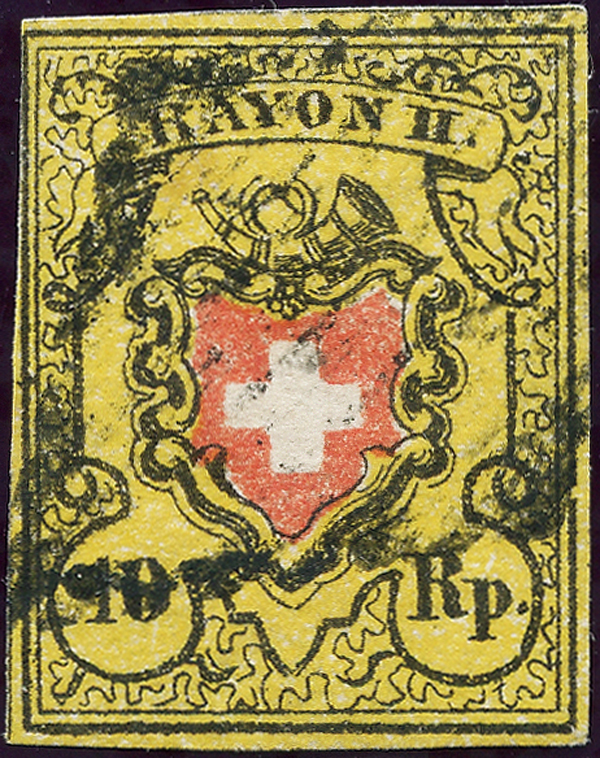 Bild-1: 16II-T36 E-RU - 1850, Rayon II ohne Kreuzeinfassung