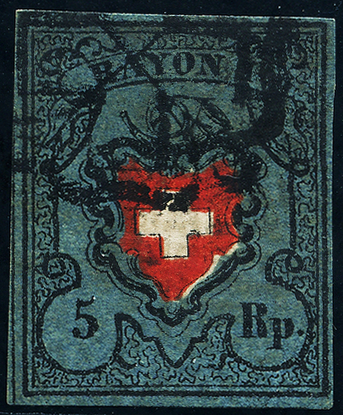 Bild-1: 15I T9 - 1850, Rayon I with cross border