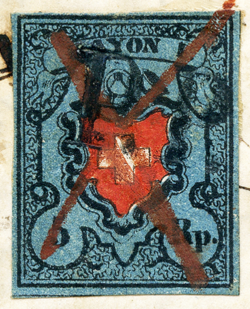 Bild-2: 15I - 1850, Rayon I mit Kreuzeinfassung
