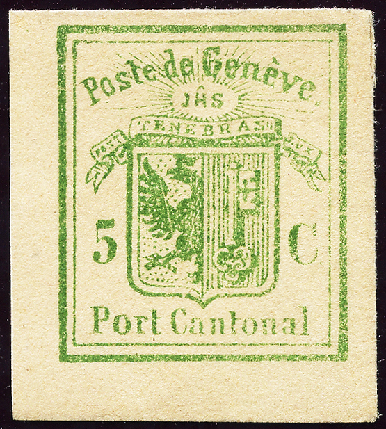 Bild-1: 07 - 1849, Genfer Briefumschlag