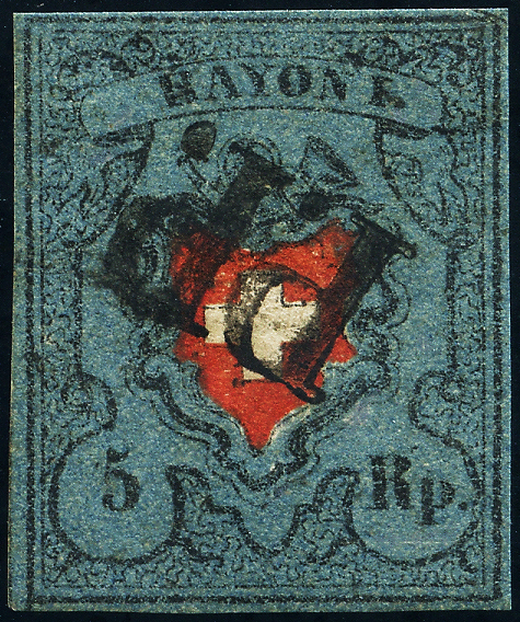 Bild-1: 15I.1.02-T8 - 1850, Rayon I mit Kreuzeinfassung
