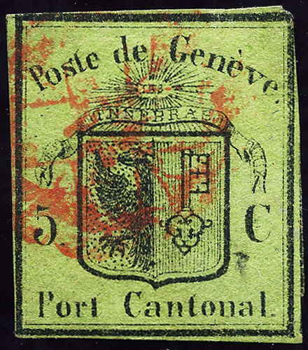 Bild-1: 5 - 1845, Canton de Genève, Petit Aigle