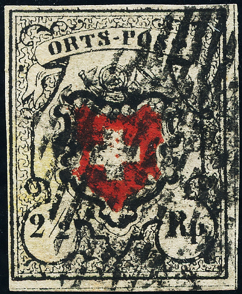 Bild-1: 13II-T15 - 1850, Local post without cross border