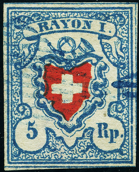 Bild-1: 17II-T34 C1-LO - 1851, Rayon I, ohne Kreuzeinfassung