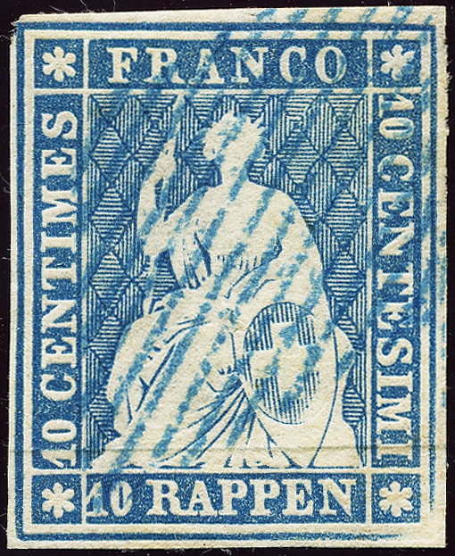 Bild-1: 23A - 1854, Pressione di Monaco, 3° periodo di stampa, carta di Monaco