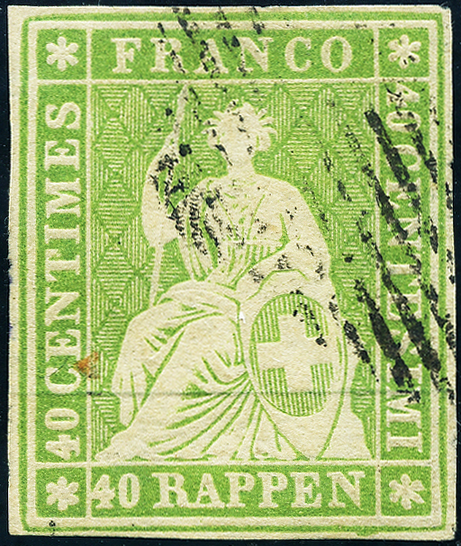Bild-1: 26A - 1854, Münchner Druck, 3. Druckperiode, Münchner Papier