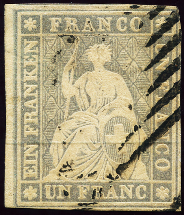 Bild-1: 27C - 1855, Berner Druck, 2. Druckperiode, Münchner Papier