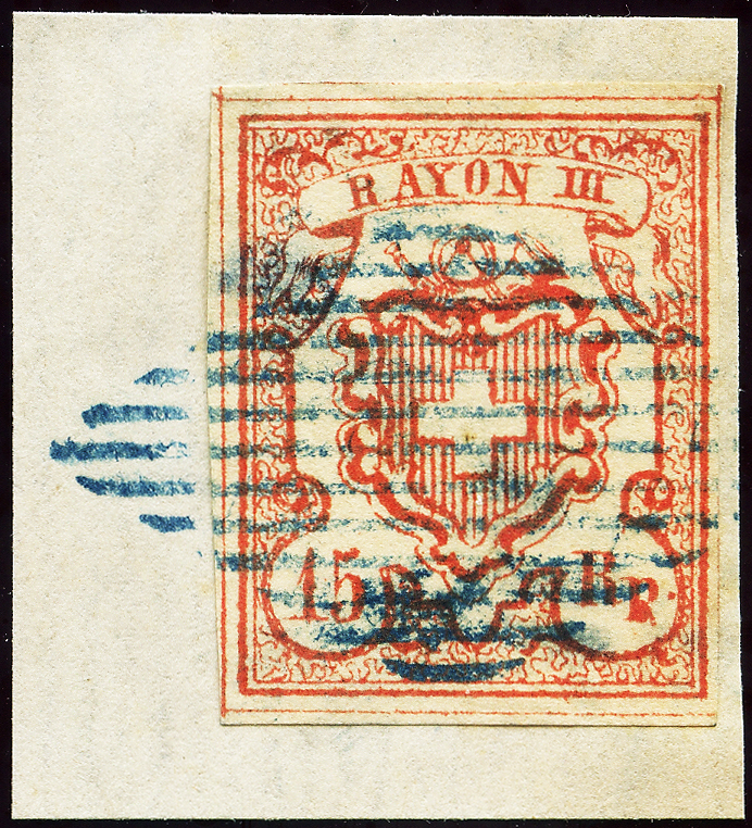 Bild-1: 20-T10 UR-I - 1852, Rayon III avec chiffre de grande valeur