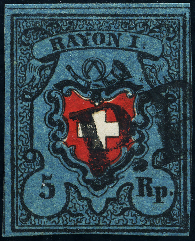 Bild-1: 15I-T2 - 1850, Rayonne I avec bordure croisée