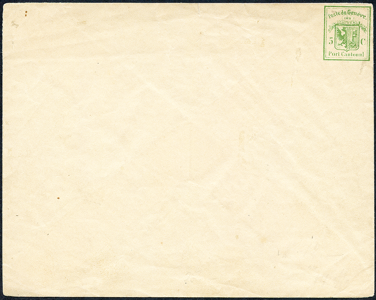 Bild-1: 07III - 1849, Genfer Briefumschlag