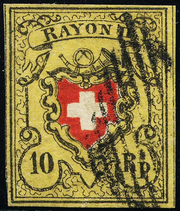 Bild-1: 16II-T9 E-RU - 1850, Rayon II ohne Kreuzeinfassung