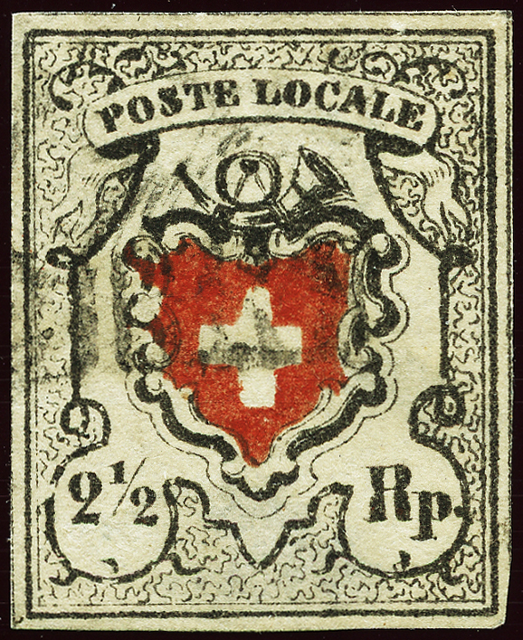 Bild-1: 14II-T33 - 1850, Posta locale senza frontiera