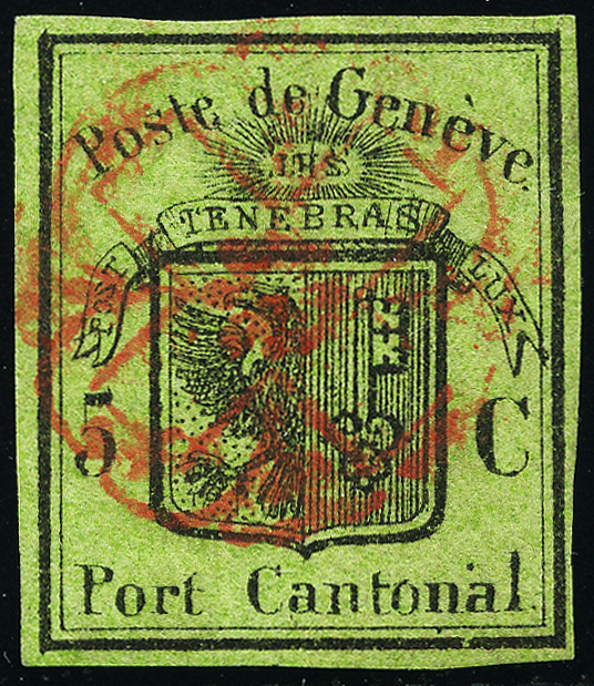 Bild-1: 6 - 1846, Canton of Geneva, Great Eagle