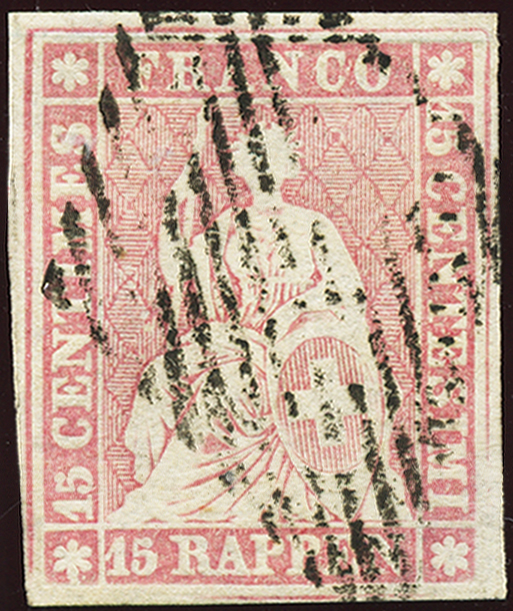 Bild-1: 24F - 1856, Berner Druck, 1. Druckperiode, Münchner Papier