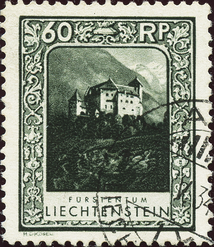 Bild-1: FL93D - 1930, Landschaftsbilder und Fürstenpaar, Mischzähnung 11 1/2 + 10 1/2