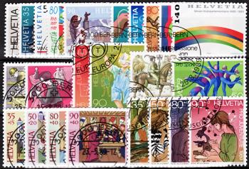 Briefmarken: CH1989 - 1989 Jahreszusammenstellung