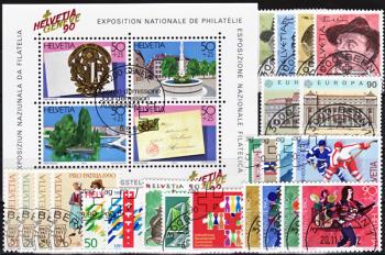 Briefmarken: CH1990 - 1990 Jahreszusammenstellung