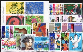 Briefmarken: CH1996 - 1996 Jahreszusammenstellung