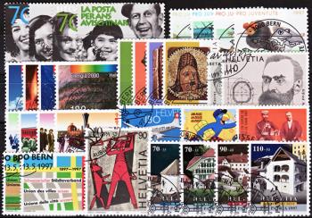 Briefmarken: CH1997 - 1997 Jahreszusammenstellung