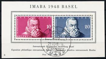 Thumb-1: W31 - 1948, Souvenir sheet for the International Stamp Exhibition in Basel