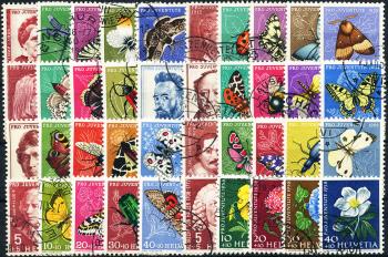 Stamps: J138-J177 - 1951-1958 Various representations