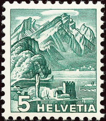Briefmarken: 202z.2.11 - 1936 Neue Landschaftsbilder, geriffeltes Papier