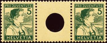 Briefmarken: S12 -  Mit grosser Lochung