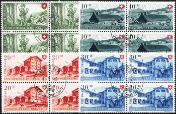 Stamps: B38-B41 - 1948 Work and Swiss House III