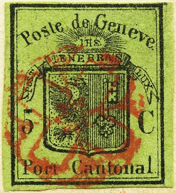 Thumb-2: 6 - 1846, Canton of Geneva, Great Eagle