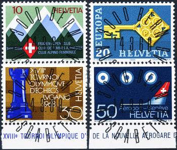 Briefmarken: 453-456 - 1968 Sonderpostmarken